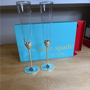 Kate Spade Take The Cake Toasting Flutes